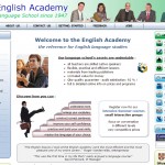 English Academy webpage
